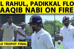 Ranji Final: आकिब नबी की शानदार गेंदबाजी से Karnataka पर Jammu Kashmir हावी SportsTak Hindi