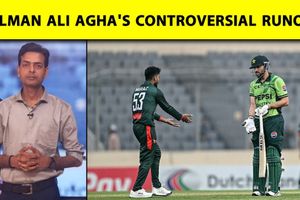 PAK vs BAN: सलमान आगा का विवादित रन आउट, खेल भावना पर सवाल उठे SportsTak Hindi