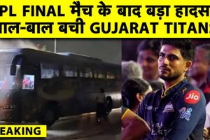 Gujarat Titans की बस में शॉर्ट सर्किट, 1 घंटे सड़क पर खड़े रहे खिलाड़ी SportsTak Hindi