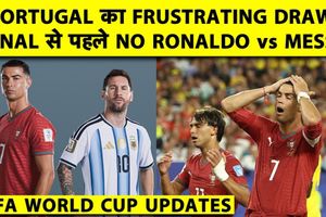 FIFA World Cup : पुर्तगाल के ड्रॉ से फैंस का टूटा दिल, अब रोनाल्डो vs मेसी नहीं होगी जंग SportsTak Hindi