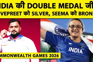 CWG 2026 में भारत को 8वें दिन मिले दो पदक, लवप्रीत को सिल्वर, सीमा को ब्रॉन्ज SportsTak Hindi