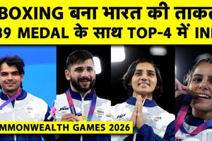 CWG 2026: 39 मेडल के साथ भारत चौथे स्थान पर, मुक्केबाजों का धमाकेदार प्रदर्शन SportsTak Hindi