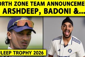 Duleep Trophy 2026: जम्मू-कश्मीर के खिलाड़ी की कप्तानी में नॉर्थ जोन स्क्वॉड का ऐलान SportsTak Hindi