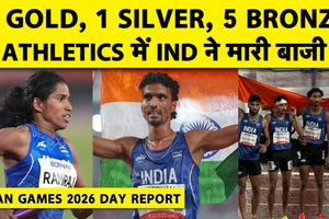 Asian Games 2026: भारत के खाते में आए 2 गोल्ड समेत 8 पदक, मेडल टैली 53 पर पहुंची SportsTak Hindi