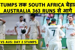 SA vs AUS, STUMPS: 390 बनाकर ऑस्ट्रेलिया ने साउथ अफ्रीका को डरबन में घेरा SportsTak Hindi