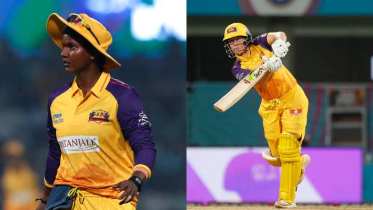 Deeepti Sharma (L) and Alyssa Healy in this frame