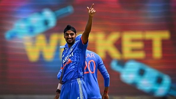 India's star pacer Arshdeep Singh in this frame