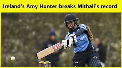 Amy Hunter breaks Mithali Raj's record to become youngest ODI Centurion SportsTak