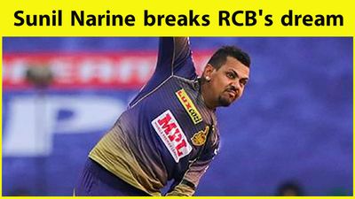 Sunil Narine breaks RCB's dream of winning IPL SportsTak