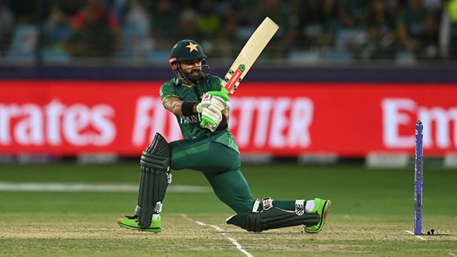Mohammad Rizwan becomes first batter to score 1,000 T20I runs in a calendar year Mohammad Rizwan becomes first batter to score 1,000 T20I runs in a calendar year