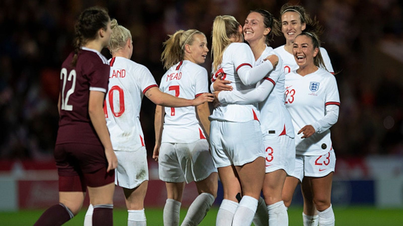 Football score or a cricket scorecard? England Women thrash Latvia 20-0 on record-breaking night Football score or a cricket scorecard? England Women thrash Latvia 20-0 on record-breaking night