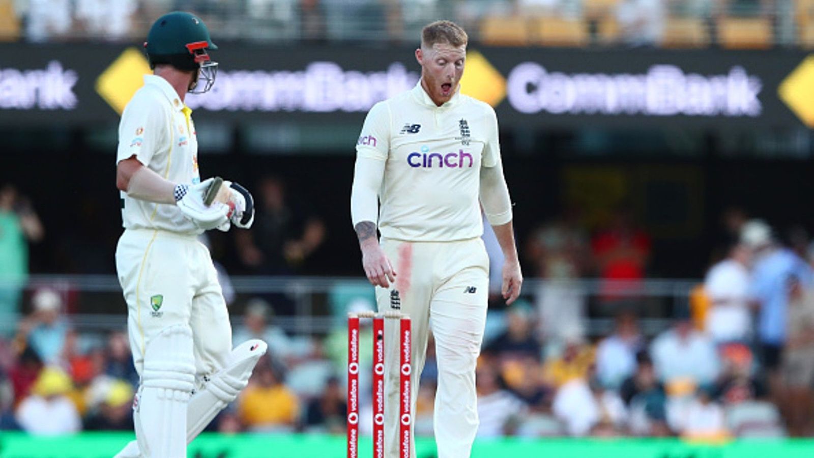 'Pathetic officating' at the Gabba as umpires ignore Stokes' 12 no-balls 'Pathetic officating' at the Gabba as umpires ignore Stokes' 12 no-balls