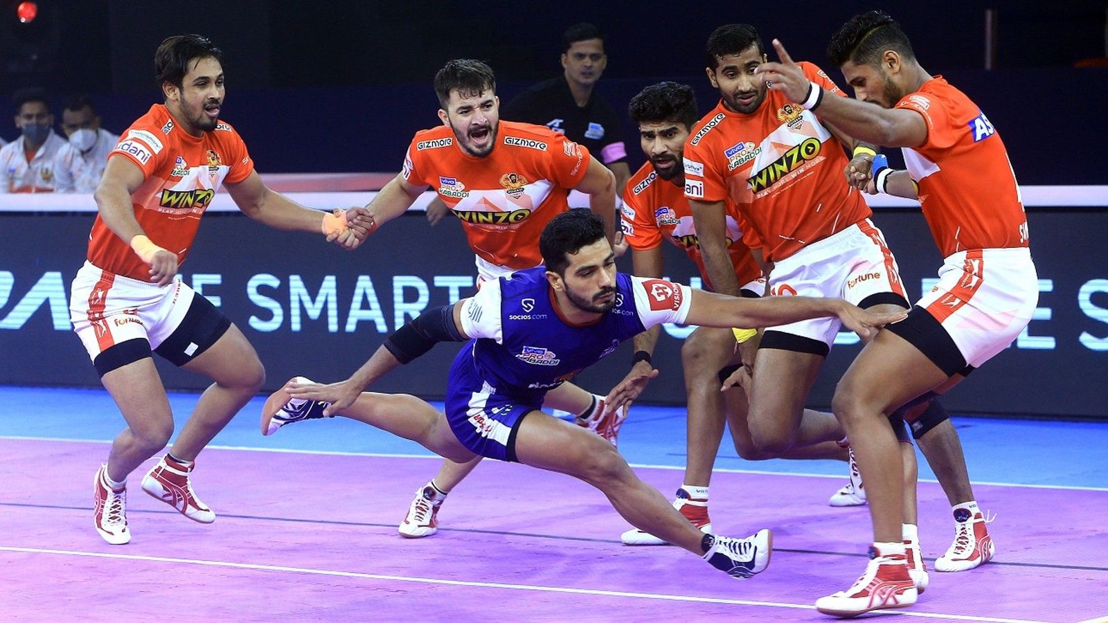 Captain Vikash helps Haryana steal a victory against Gujarat Captain Vikash helps Haryana steal a victory against Gujarat