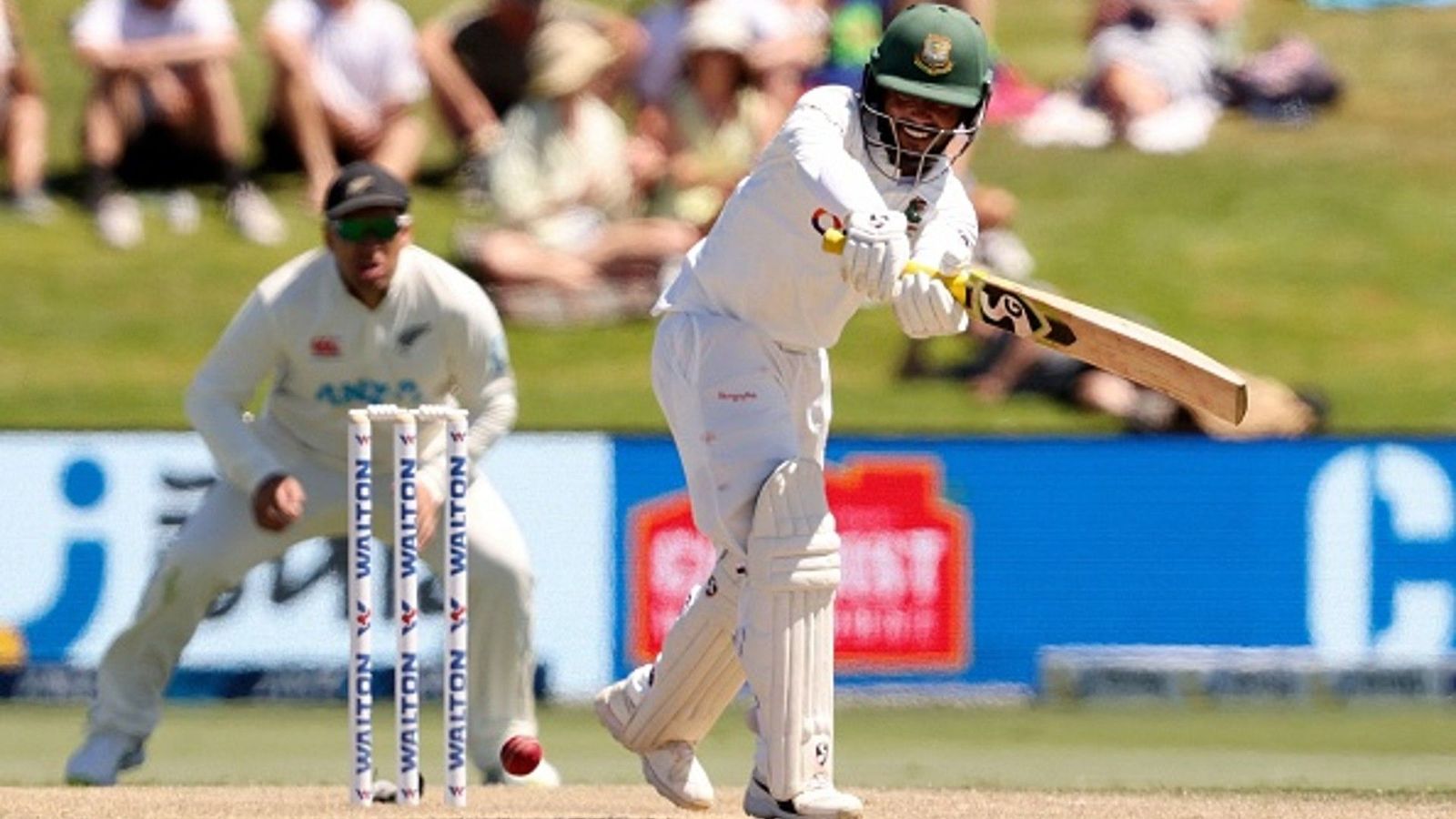New Zealand miss services of Ajaz Patel as Bangladesh become 1st touring team to cross 400-run mark on this ground New Zealand miss services of Ajaz Patel as Bangladesh become 1st touring team to cross 400-run mark on this ground