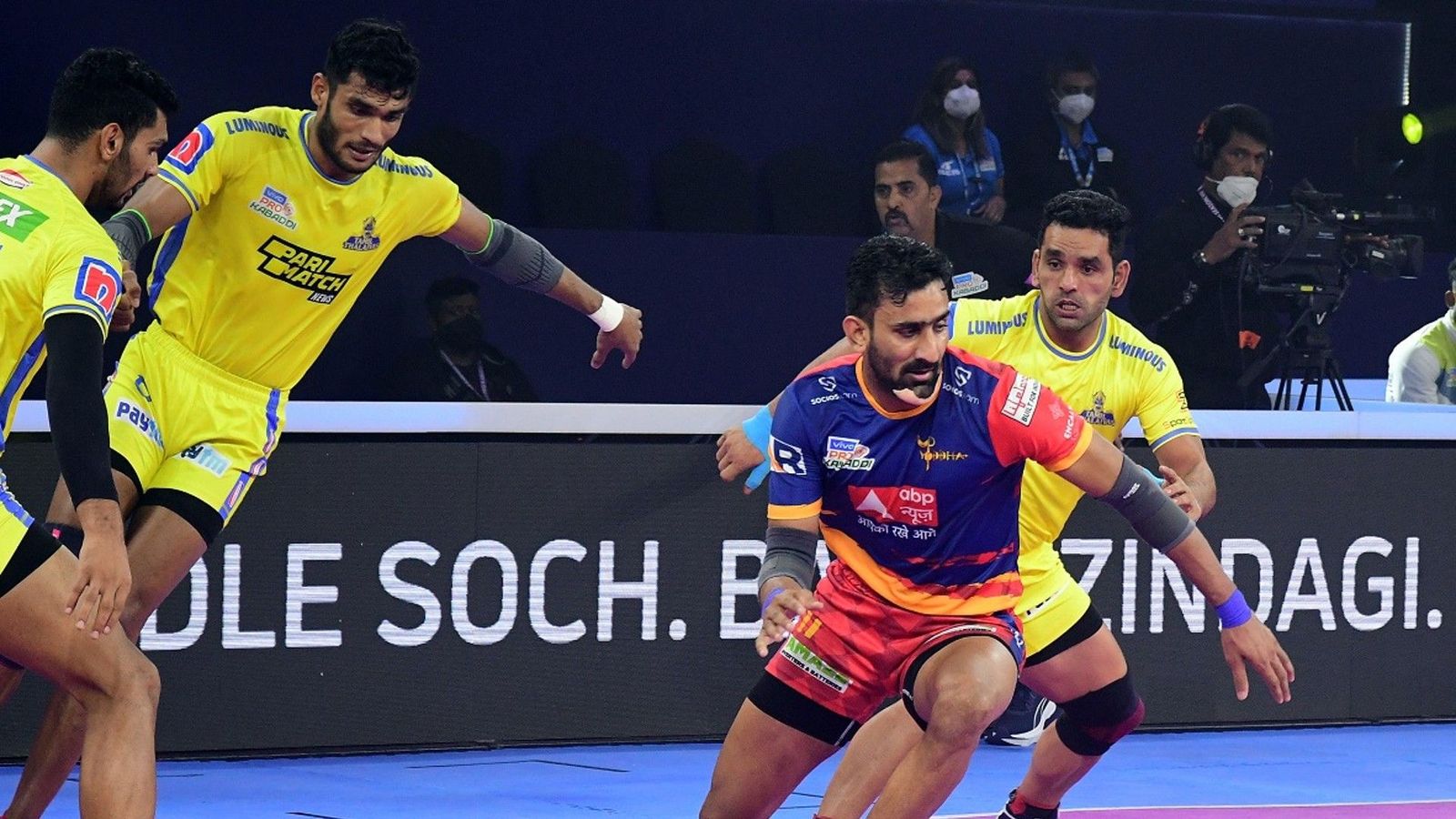 Tamil Thalaivas dominate UP Yoddha to win one-sided contest Tamil Thalaivas dominate UP Yoddha to win one-sided contest
