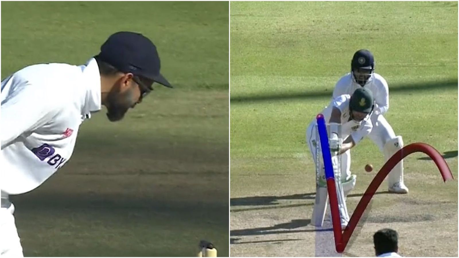 Frustrated Virat Kohli speaks into stump mic, criticises 3rd umpire & calls SuperSport 'a joke' after DRS saves Elgar Frustrated Virat Kohli speaks into stump mic, criticises 3rd umpire & calls SuperSport 'a joke' after DRS saves Elgar