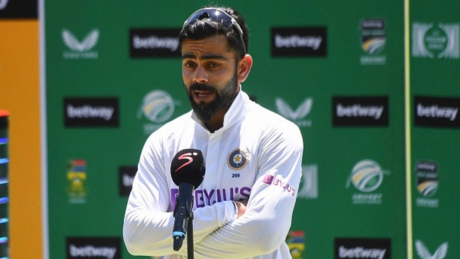 Virat Kohli breaks silence on stump mic controversy during Cape Town Test Virat Kohli breaks silence on stump mic controversy during Cape Town Test