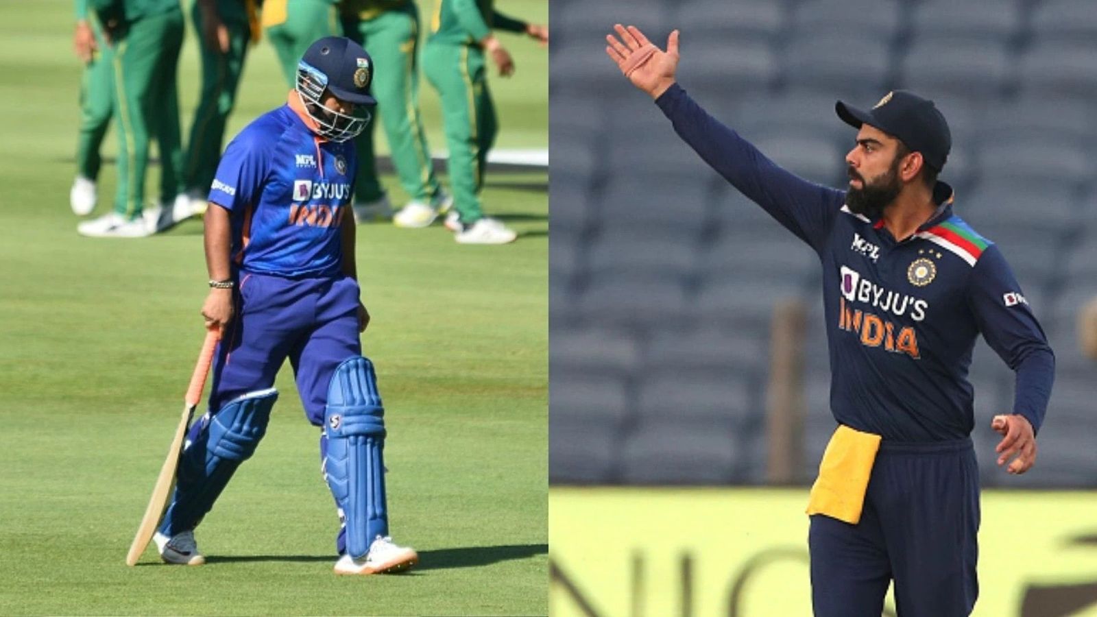 Virat Kohli expresses disappointment after Rishabh Pant's poor shot selection in 3rd ODI against South Africa Virat Kohli expresses disappointment after Rishabh Pant's poor shot selection in 3rd ODI against South Africa