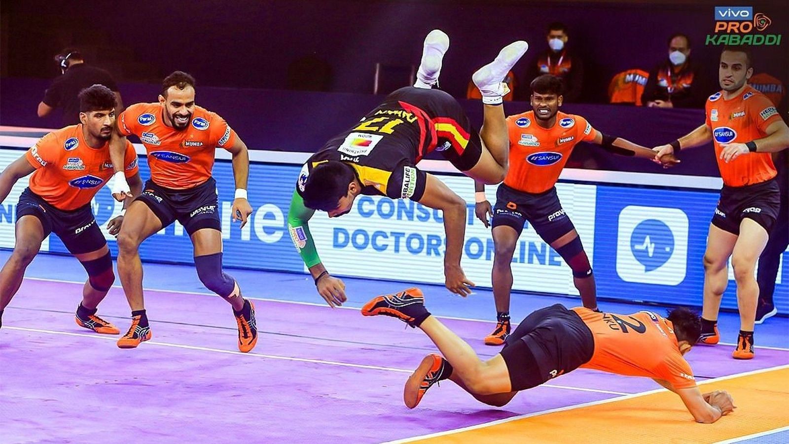 U Mumba hammer PKL table-toppers Bulls to move into top four U Mumba hammer PKL table-toppers Bulls to move into top four