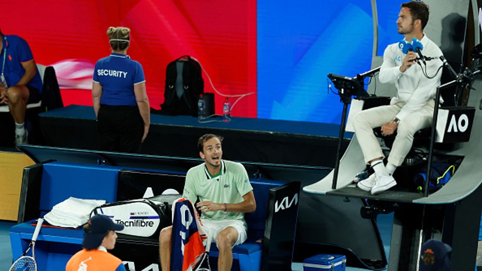 Medvedev goes vintage McEnroe after calling chair umpire ‘stupid’ in Australian Open semi-final Medvedev goes vintage McEnroe after calling chair umpire ‘stupid’ in Australian Open semi-final