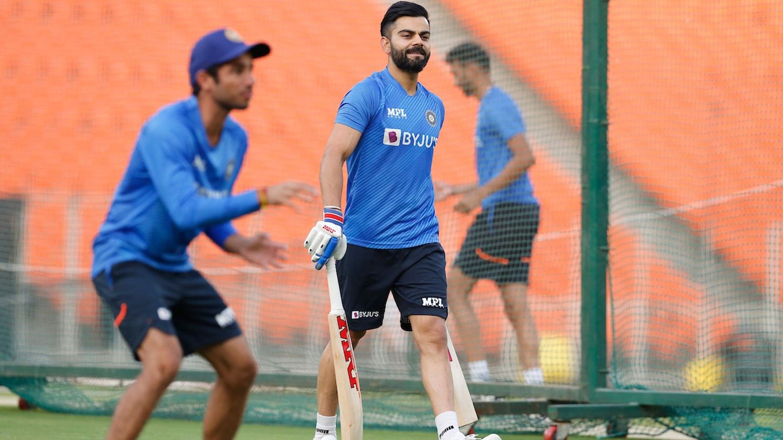 Team India hits the nets in Ahmedabad ahead of 1st ODI against West Indies Team India hits the nets in Ahmedabad ahead of 1st ODI against West Indies