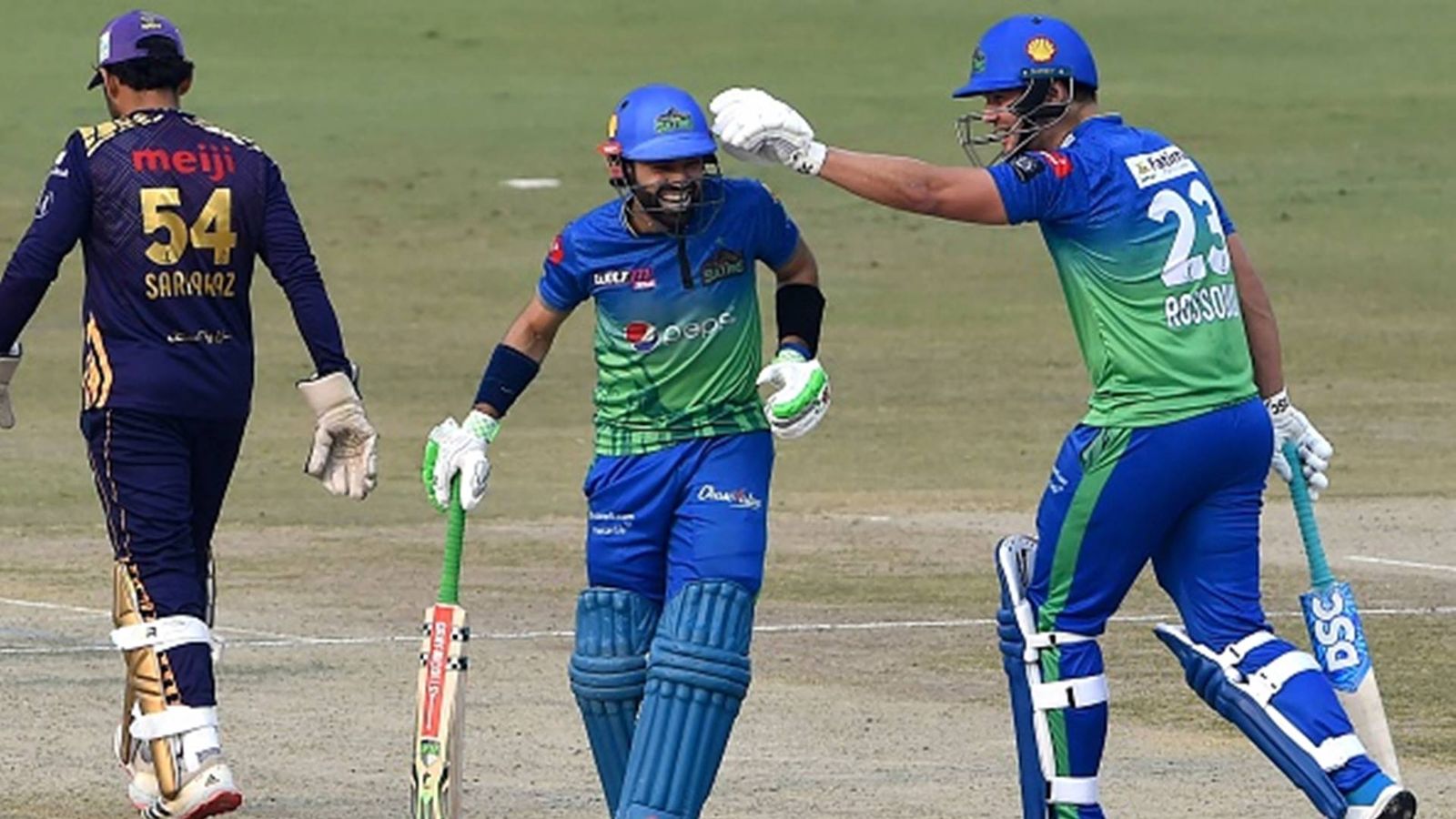 Rossouw, Rizwan's super show helps Multan Sultans beat Sarfaraz-led Quetta Gladiators by biggest-ever margin in PSL history Rossouw, Rizwan's super show helps Multan Sultans beat Sarfaraz-led Quetta Gladiators by biggest-ever margin in PSL history
