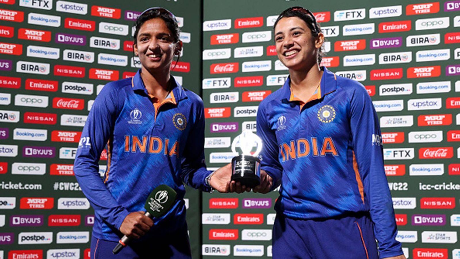 Smriti, Harmanpreet's centuries help India beat West Indies by 155 runs, register their 2nd largest victory in Women's World Cup Smriti, Harmanpreet's centuries help India beat West Indies by 155 runs, register their 2nd largest victory in Women's World Cup