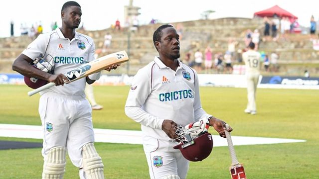 Nkrumah Bonner and Jason Holder defy England as West Indies secure draw in first Test match Nkrumah Bonner and Jason Holder defy England as West Indies secure draw in first Test match