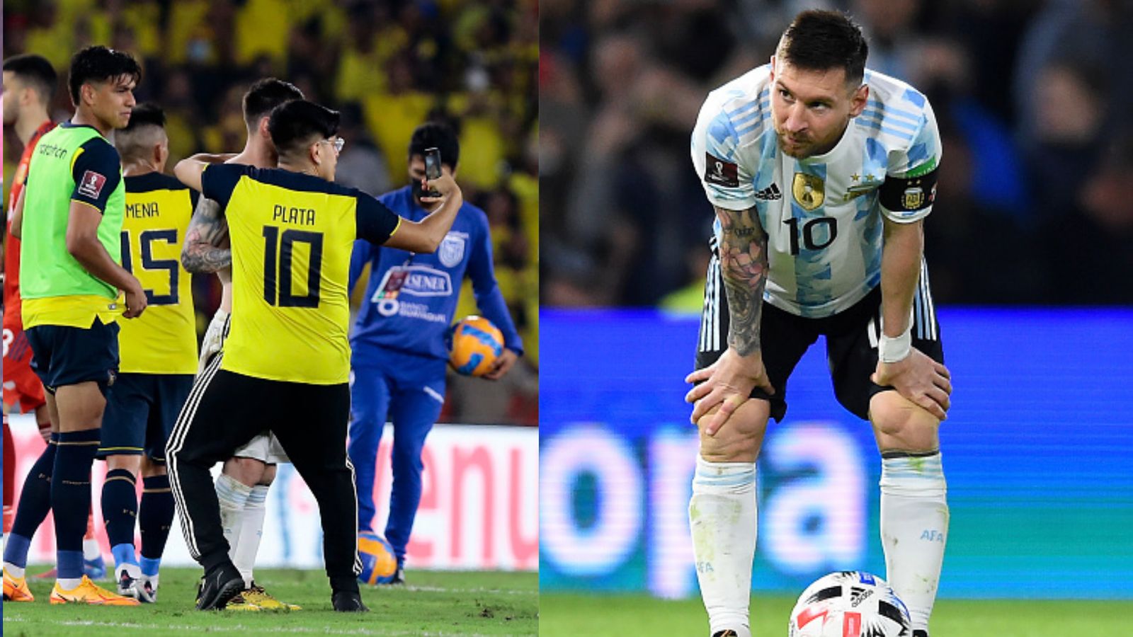 WC qualifiers: Messi livid after pitch invader grabs his neck to take selfie post Argentina vs Ecuador stalemate WC qualifiers: Messi livid after pitch invader grabs his neck to take selfie post Argentina vs Ecuador stalemate