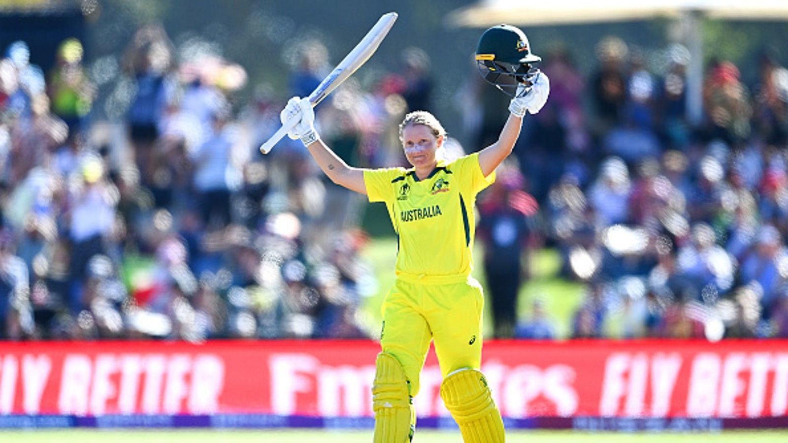 Australia’s Alyssa Healy hits record-breaking century against England in Women’s WC final Australia’s Alyssa Healy hits record-breaking century against England in Women’s WC final