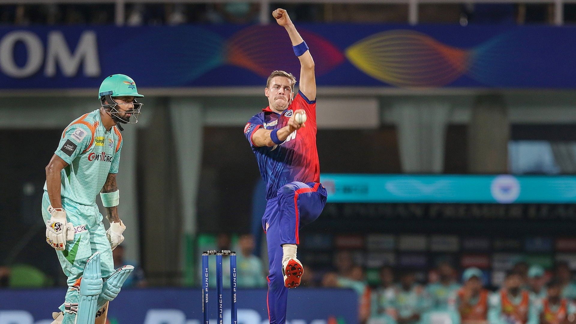Nortje endures forgettable night on IPL return with Delhi Capitals Nortje endures forgettable night on IPL return with Delhi Capitals
