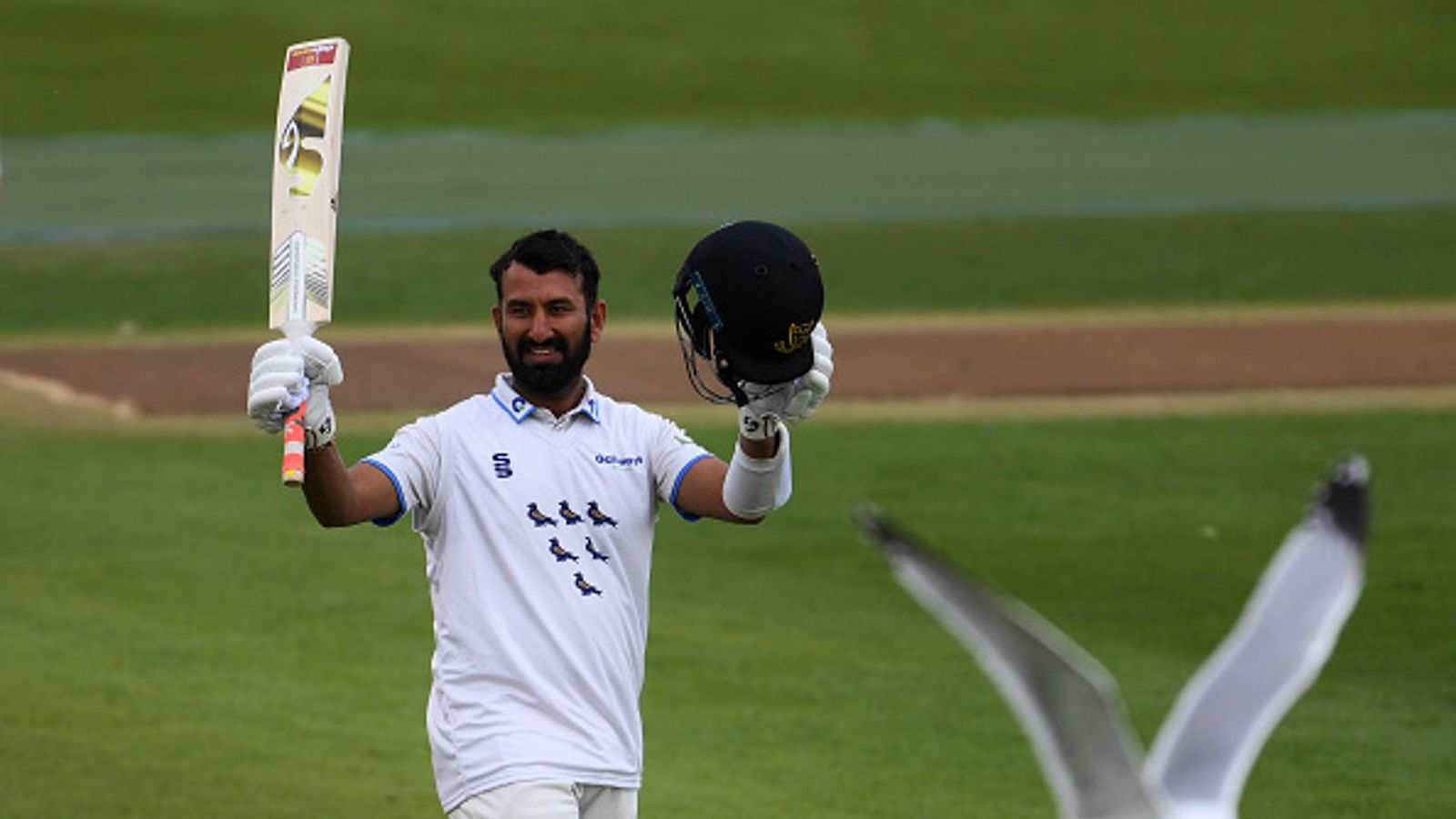 Cheteshwar Pujara sends BCCI a reminder with hat-trick of centuries for Sussex Cheteshwar Pujara sends BCCI a reminder with hat-trick of centuries for Sussex