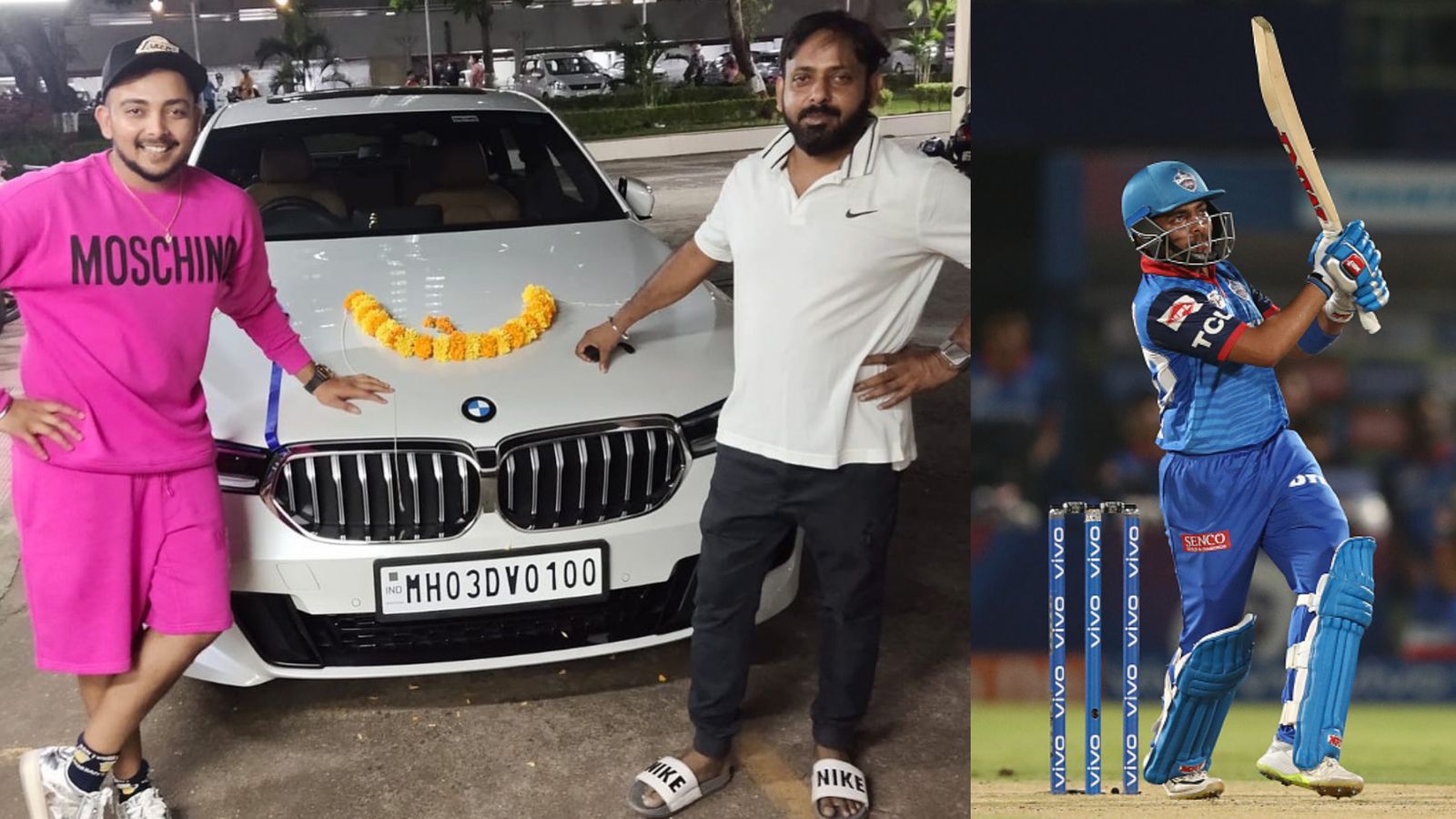 DC opener Prithvi Shaw shares emotional message with pictures on father's birthday DC opener Prithvi Shaw shares emotional message with pictures on father's birthday