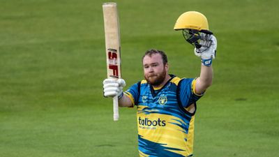 Irish star shines in T20 Blast, hits 34 runs in an over in 46-ball century SportsTak