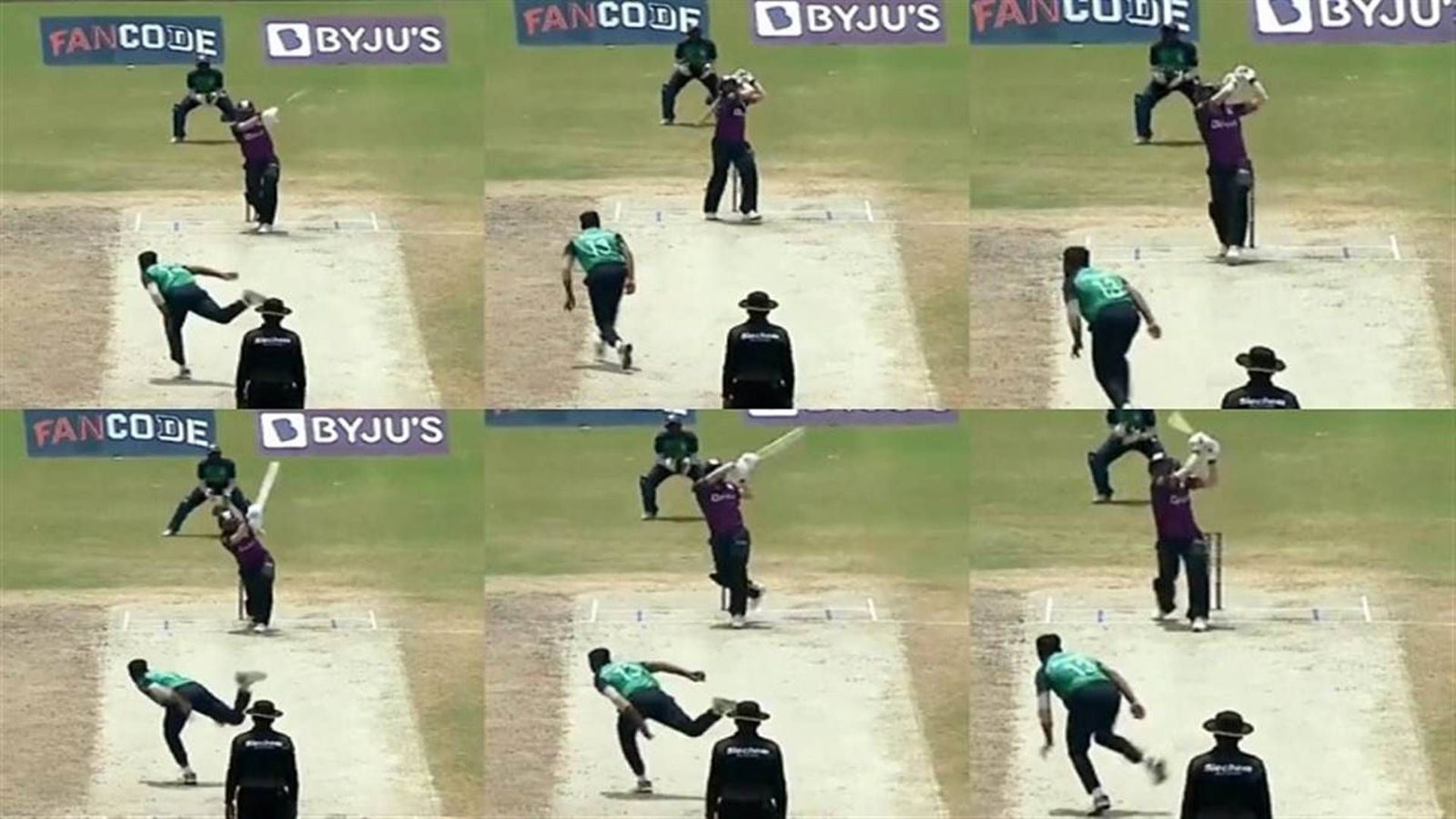 15-year-old Krishna Pandey hits six sixes in an over in blinding 19-ball 85, breaks Yuvraj Singh's record 15-year-old Krishna Pandey hits six sixes in an over in blinding 19-ball 85, breaks Yuvraj Singh's record