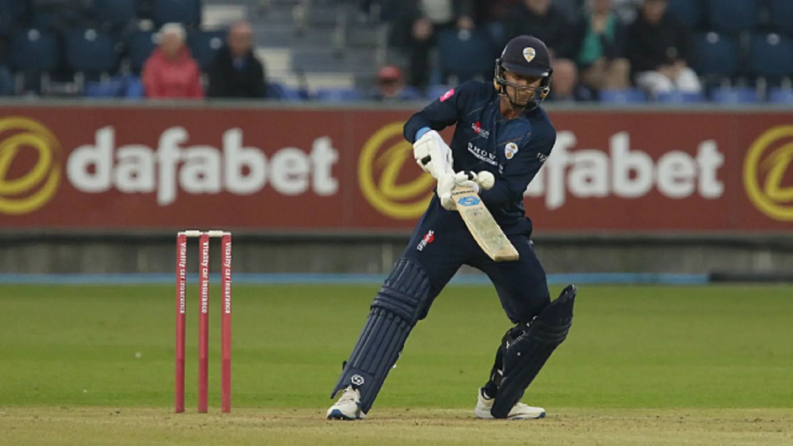 T20 Blast: Rain-curtailed fixture sees South African batter in 48-run cameo at a strike rate of 240 T20 Blast: Rain-curtailed fixture sees South African batter in 48-run cameo at a strike rate of 240