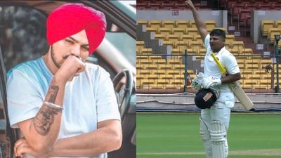 Sarfaraz Khan: Ton for dad and thigh thump celebration for late Sidhu Moosewala SportsTak