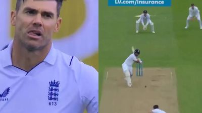 Watch: Rishabh Pant jumps on James Anderson's 137 KMPH ball, leaves the pacer in awe SportsTak