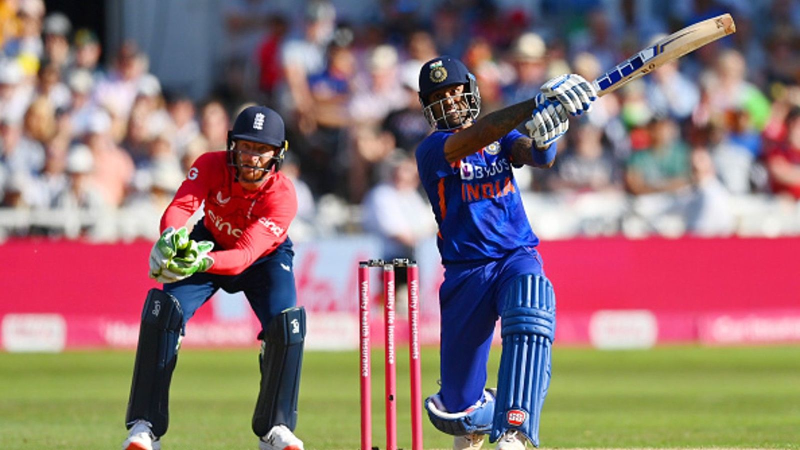 'Speechless, one of the best hundreds I've seen': Buttler, Topley in awe of Suryakumar's robust century in 3rd T20 'Speechless, one of the best hundreds I've seen': Buttler, Topley in awe of Suryakumar's robust century in 3rd T20