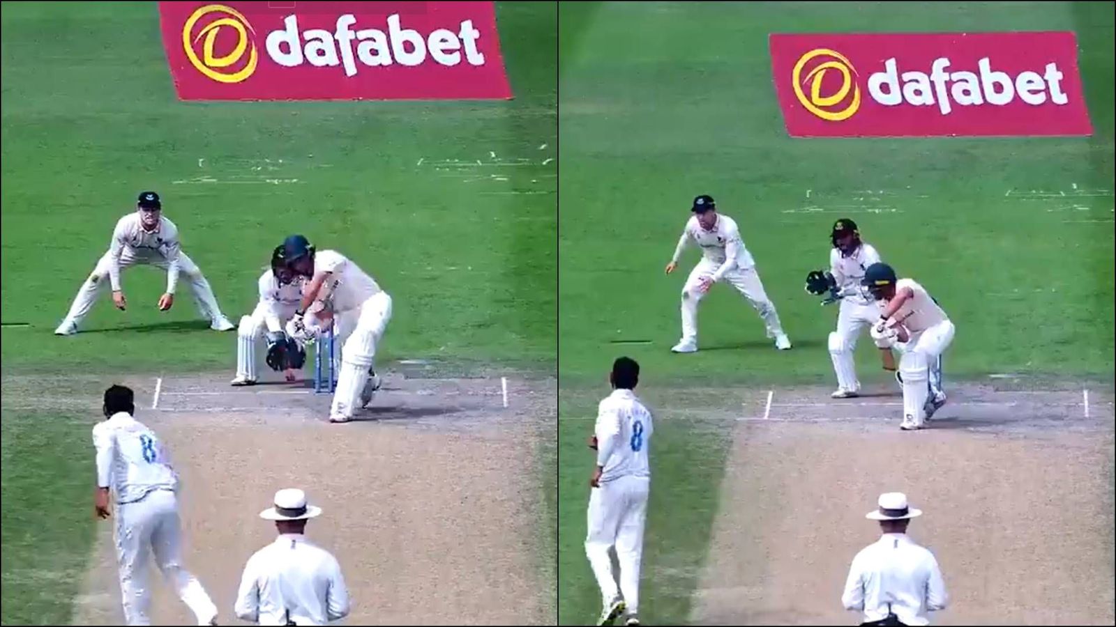 Watch: Cheteshwar Pujara gets rare bowling opportunity for Sussex against two South African batters Watch: Cheteshwar Pujara gets rare bowling opportunity for Sussex against two South African batters