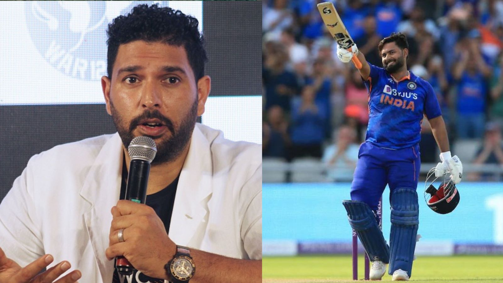 Manchester hero Rishabh Pant replies to Yuvraj Singh's '45-minute conversation' tweet Manchester hero Rishabh Pant replies to Yuvraj Singh's '45-minute conversation' tweet