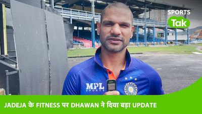 Shikhar Dhawan gives big update on Ravindra Jadeja fitness ahead of 1st one-day SportsTak