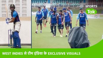 Dhawan & Co. hits nets ahead of 1st ODI against West Indies SportsTak
