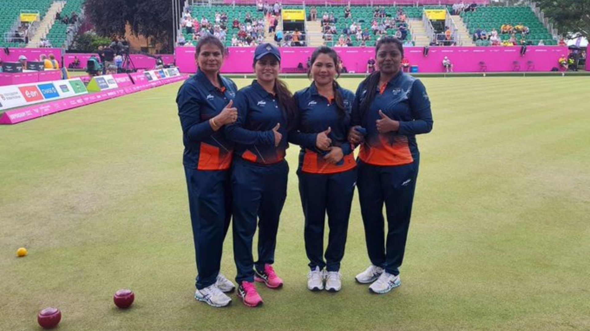 CWG 2022: Lawn Bowls Women's fours team assured of atleast silver after beating New Zealand in semis in a first for India CWG 2022: Lawn Bowls Women's fours team assured of atleast silver after beating New Zealand in semis in a first for India