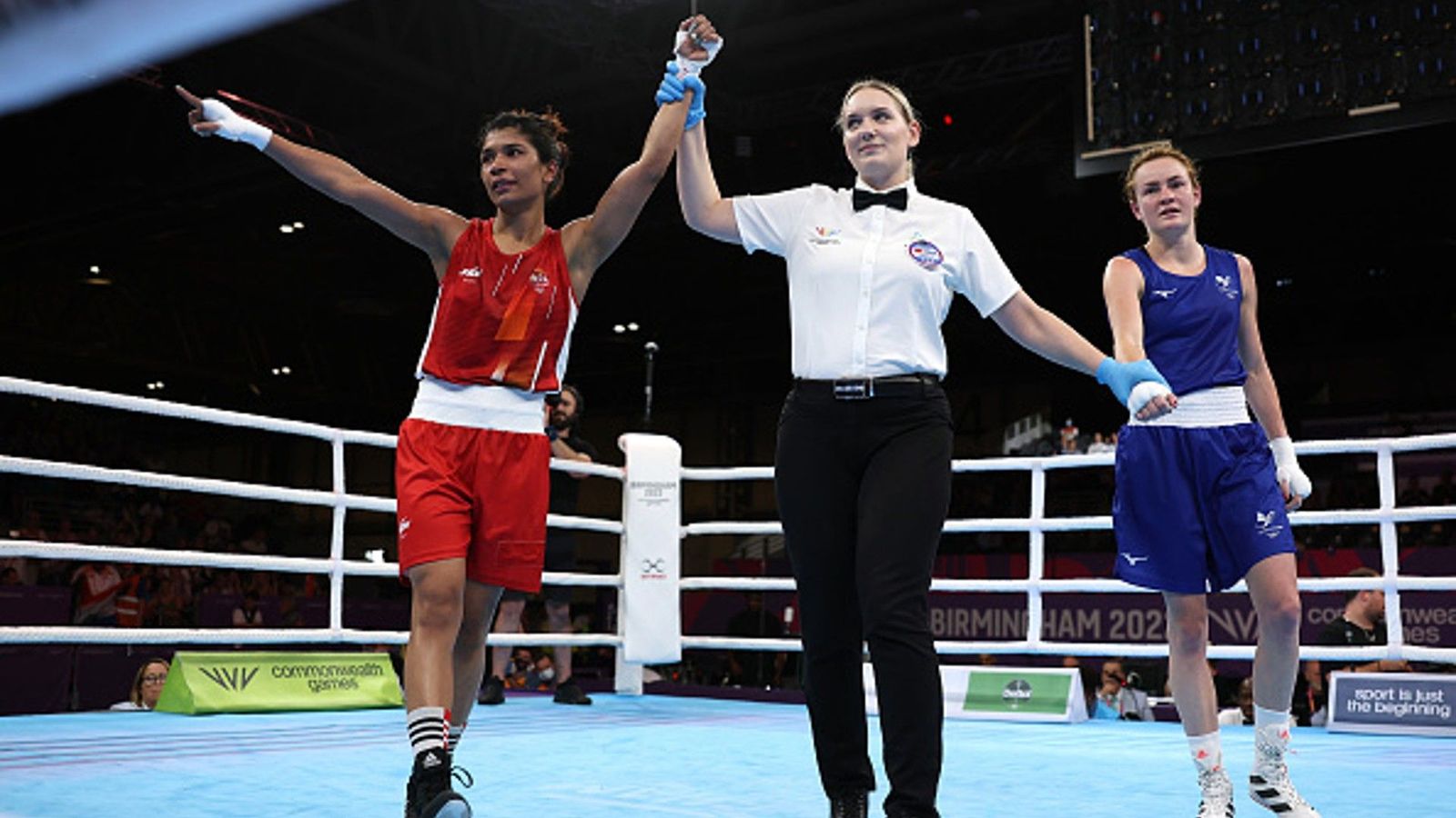 Watch: Nikhat Zareen's unique way of wishing mom 'Happy Birthday' after winning quarterfinal's bout in CWG '22 Watch: Nikhat Zareen's unique way of wishing mom 'Happy Birthday' after winning quarterfinal's bout in CWG '22