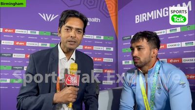 Exclusive: CWG Debutant Naveen says extremely happy to win Gold medal SportsTak