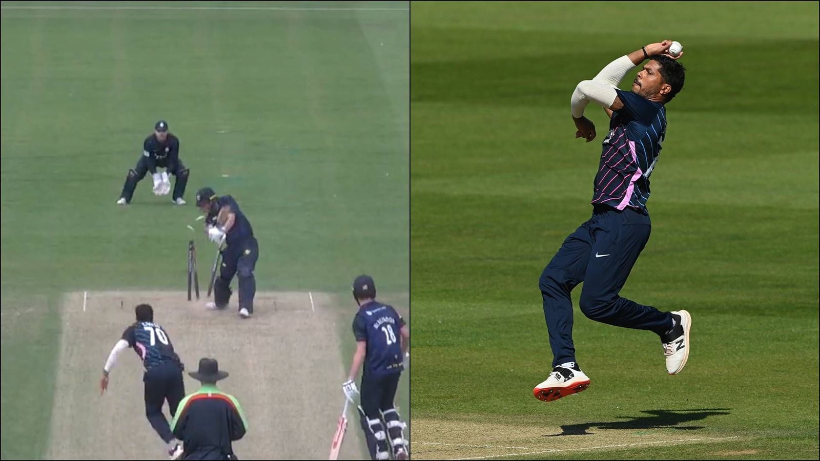 Watch: Umesh Yadav dazzles with maiden fifer in Royal London Cup, makes his case for 2023 World Cup squad Watch: Umesh Yadav dazzles with maiden fifer in Royal London Cup, makes his case for 2023 World Cup squad