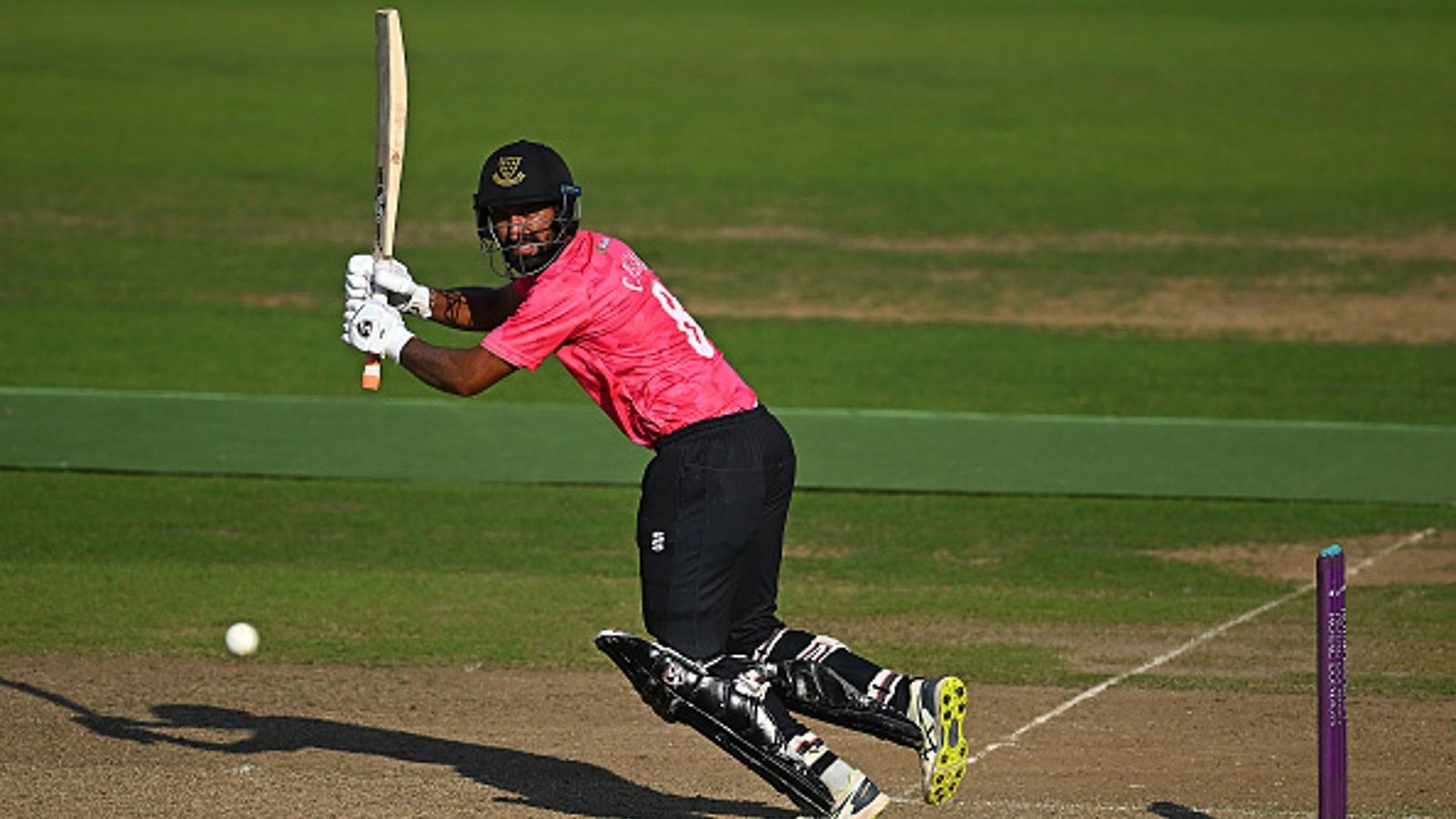 Watch: Pujara plunders 22 in an over in Royal London One-Day Cup en-route to lightning century Watch: Pujara plunders 22 in an over in Royal London One-Day Cup en-route to lightning century