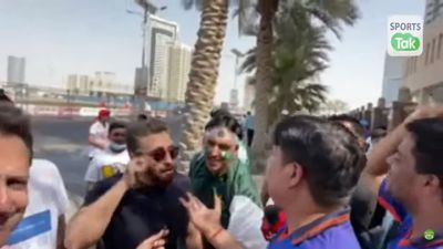 EXCLUSIVE: India, Pakistani fans have fiery argument ahead of grudge match SportsTak