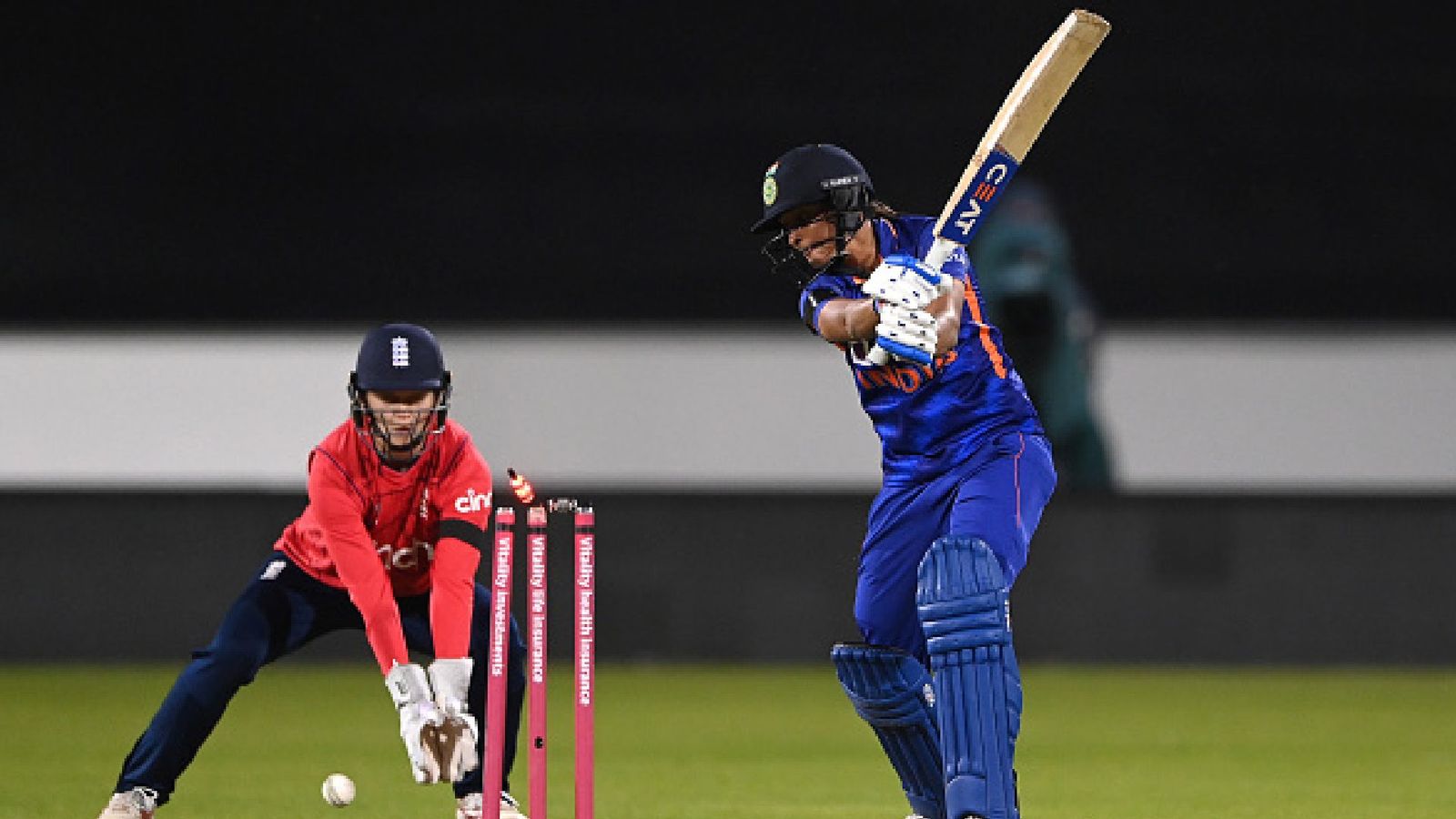 ‘We forcefully played…conditions were not 100 percent fit to play’: Harmanpreet Kaur after India's demoralising nine-wicket defeat against England ‘We forcefully played…conditions were not 100 percent fit to play’: Harmanpreet Kaur after India's demoralising nine-wicket defeat against England